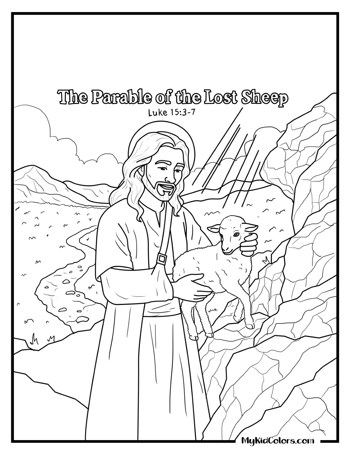 15 Free Sunday School Coloring Pages (PDF Printables)