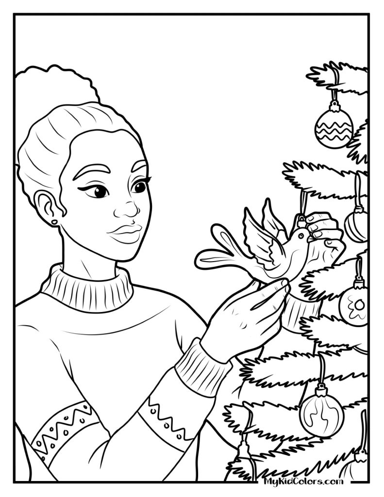 Christmas Ornaments Coloring Pages – Page # 8