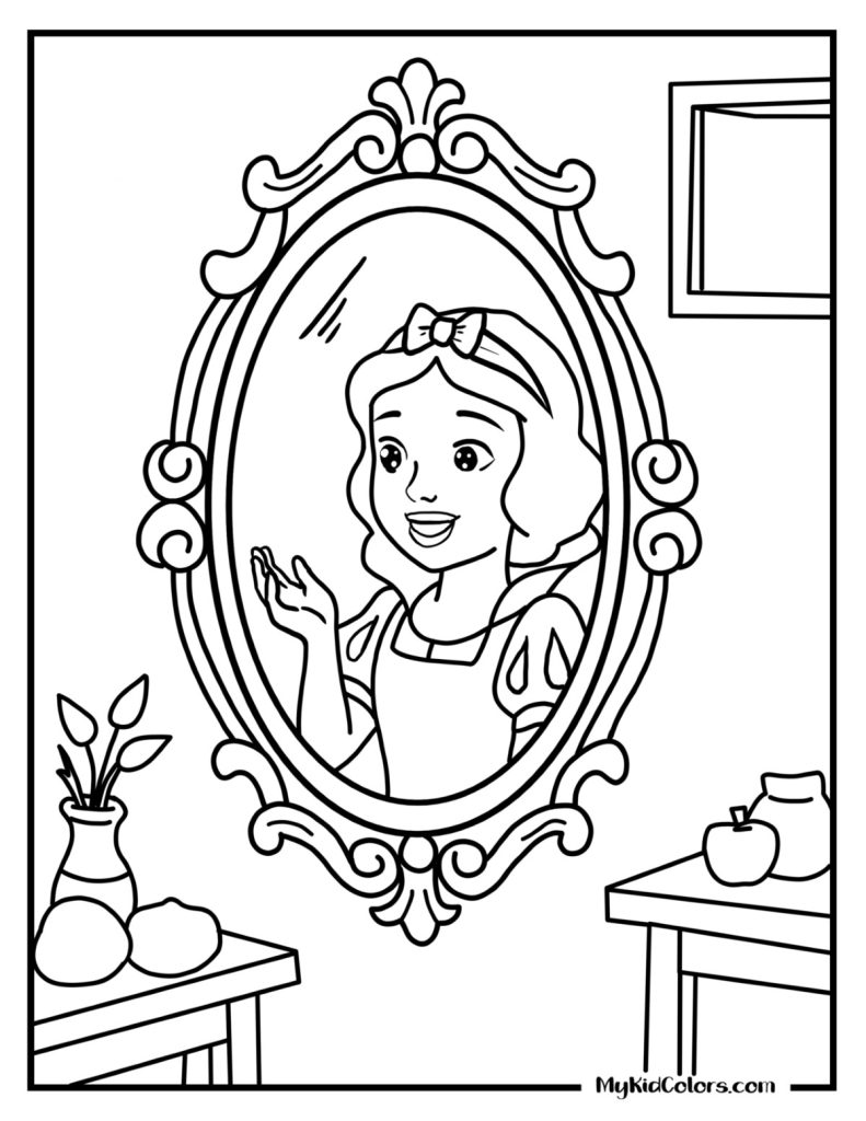 Snow White Coloring Pages – Page # 8