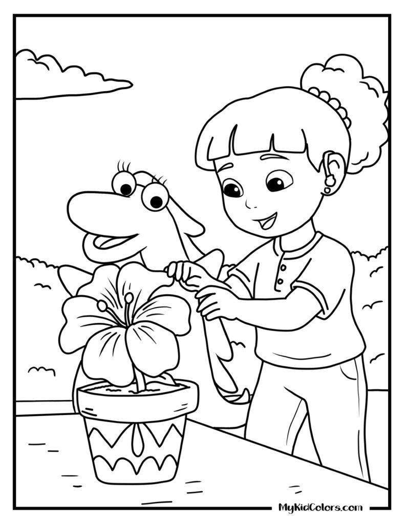 Dora the Explorer Coloring Pages – Page # 9