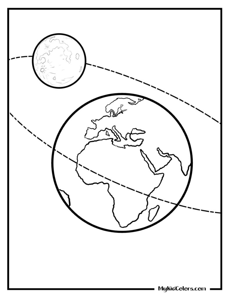 Solar System Coloring Pages – Page # 9
