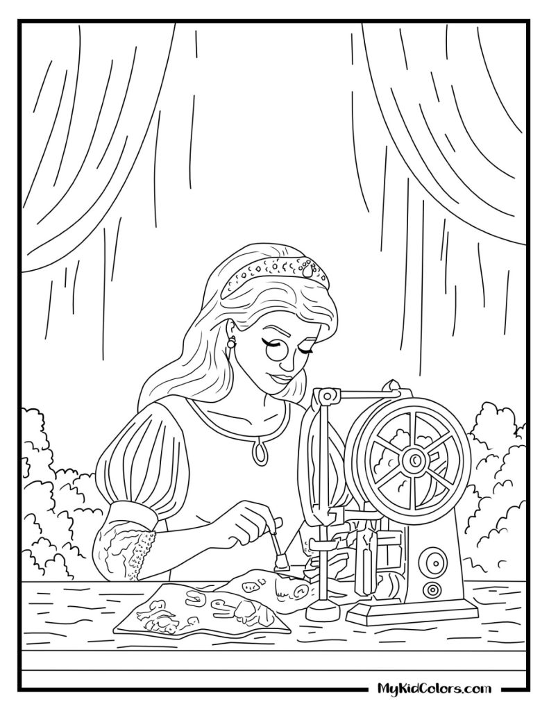 Princess Coloring Pages – Page # 9