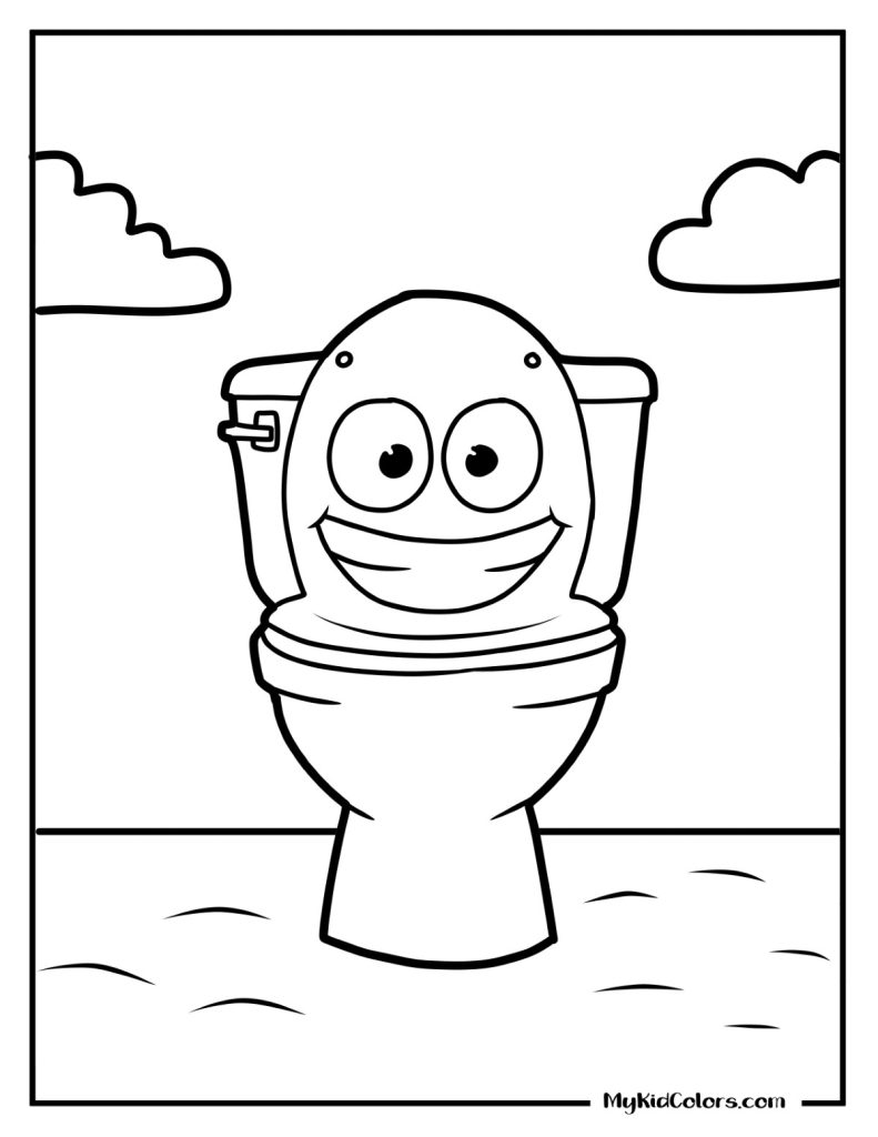 Skibidi Coloring Pages – Page # 1