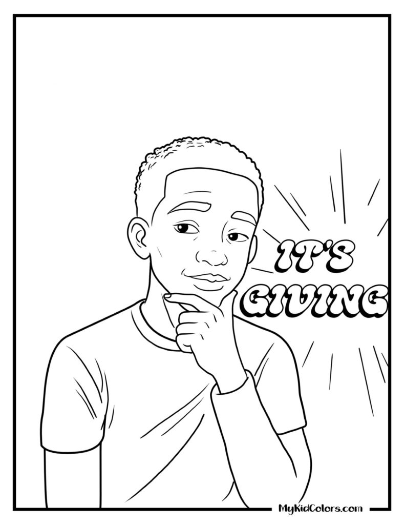 TikTok Viral Coloring Pages – Page # 10