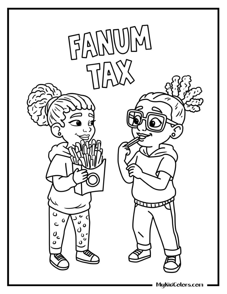 Gen Alpha Coloring Pages – Page # 10
