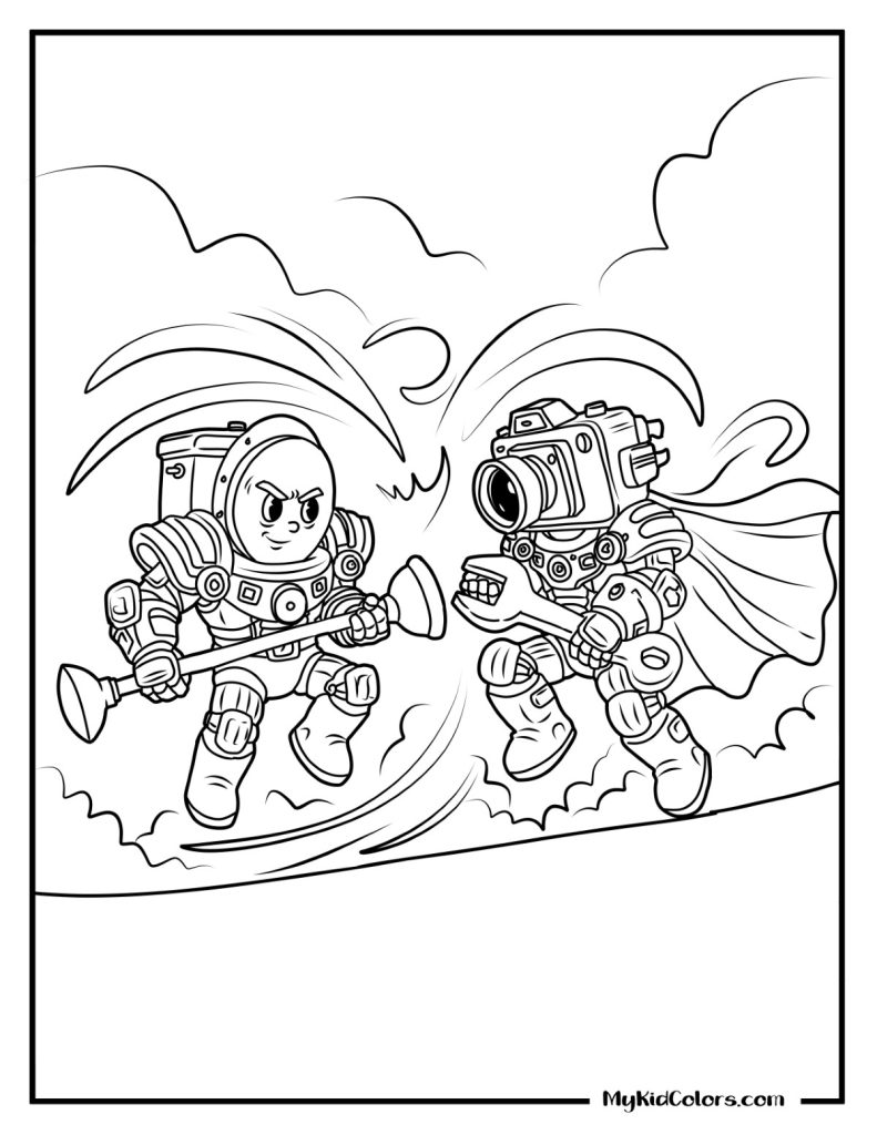 Skibidi Coloring Pages – Page # 12