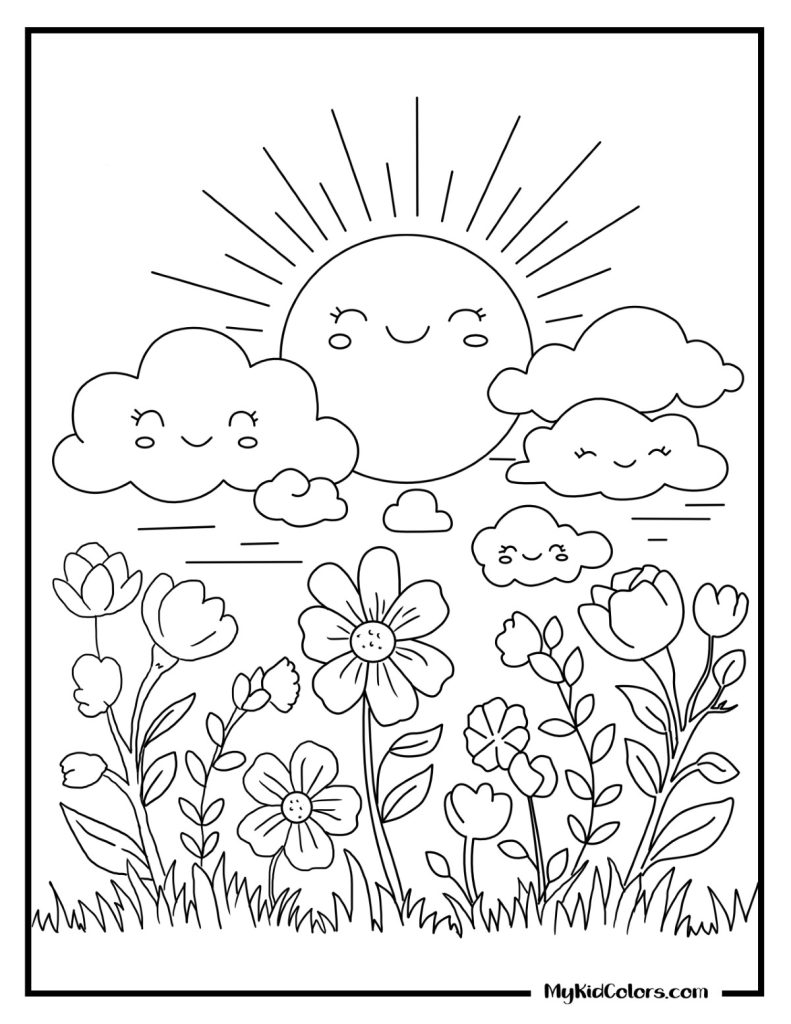 Spring Coloring Pages – Page # 3