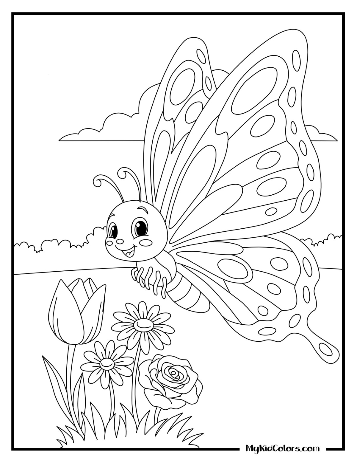 15 Free Butterfly Coloring Pages (Free PDF Printables)