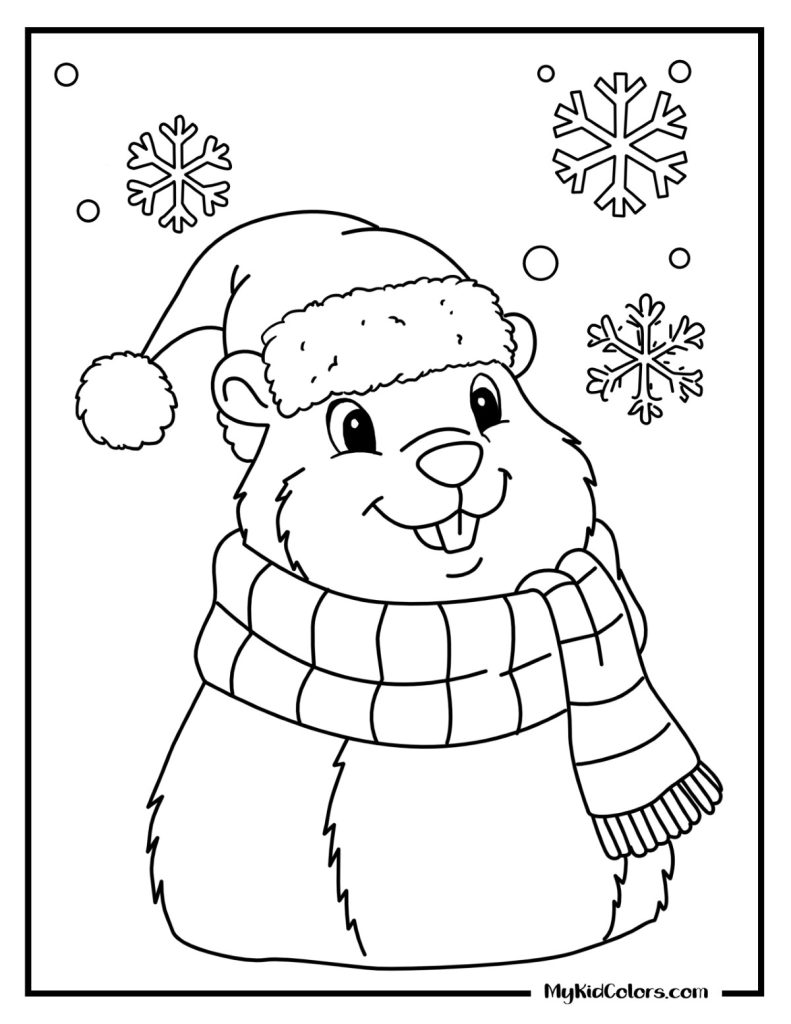 Groundhog Day Coloring Pages – Page # 3