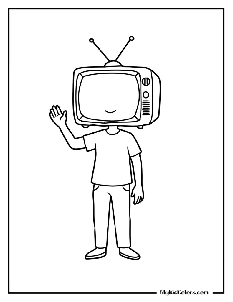Skibidi Coloring Pages – Page # 3
