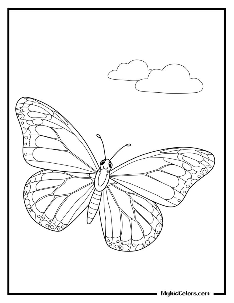 Butterfly Coloring Pages – Page # 4