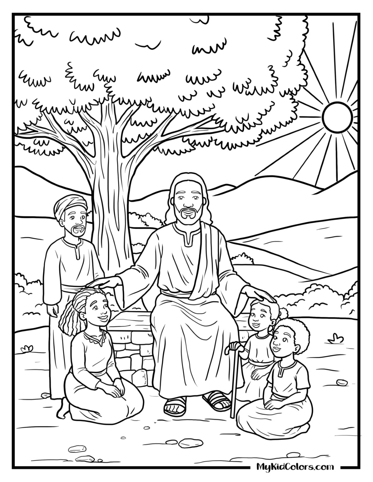 15 Free Jesus Miracles Coloring Pages (Free PDF Printables)