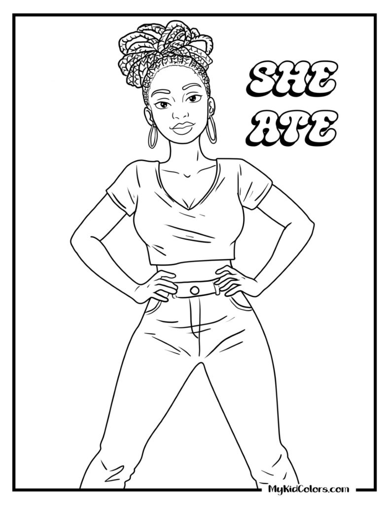 TikTok Viral Coloring Pages – Page # 6