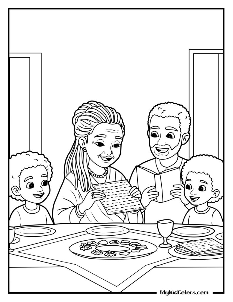 Passover Coloring Pages – Page # 6