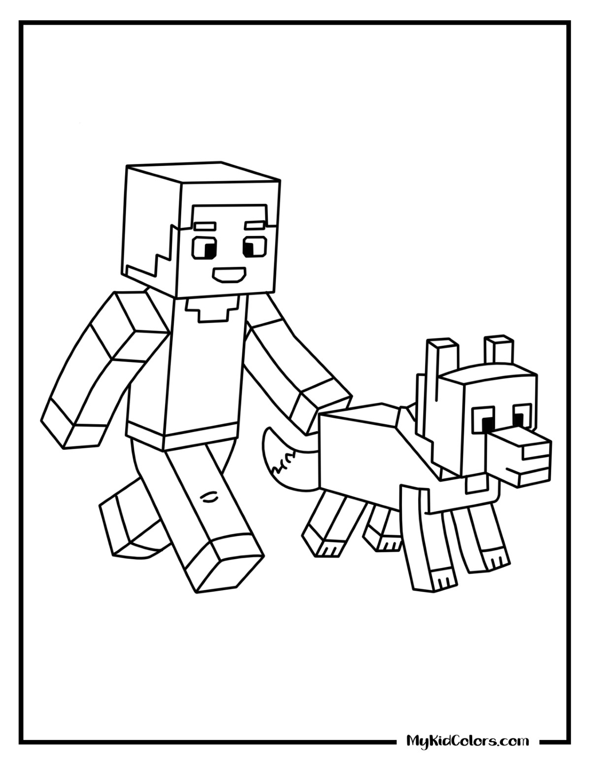 15 Free Minecraft Coloring Pages (Free PDF Printables)