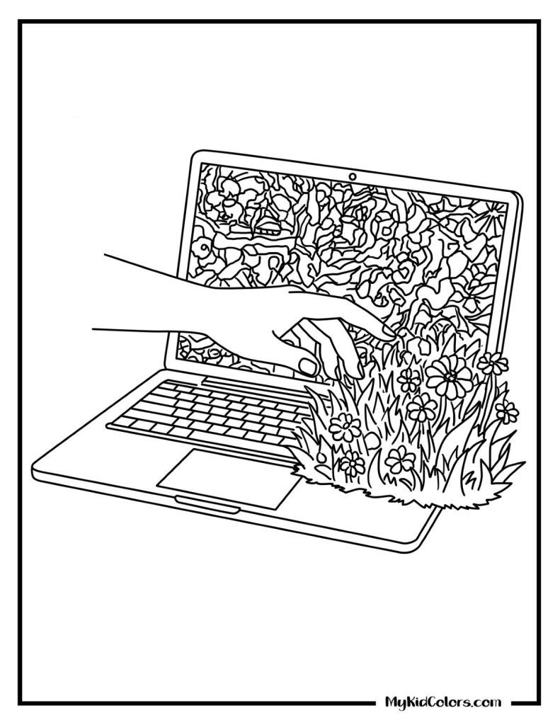 Gen Alpha Coloring Pages – Page # 8