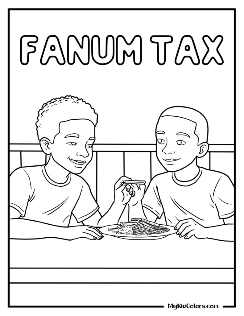 TikTok Viral Coloring Pages – Page # 9
