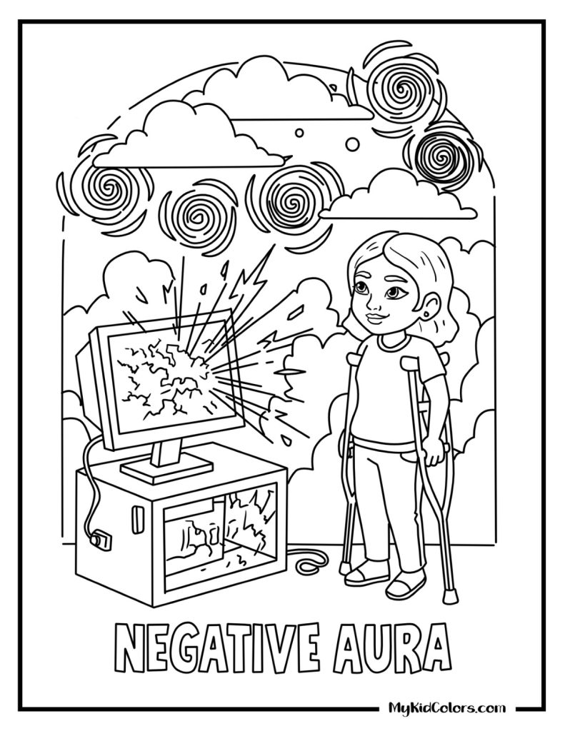 Gen Alpha Coloring Pages – Page # 9