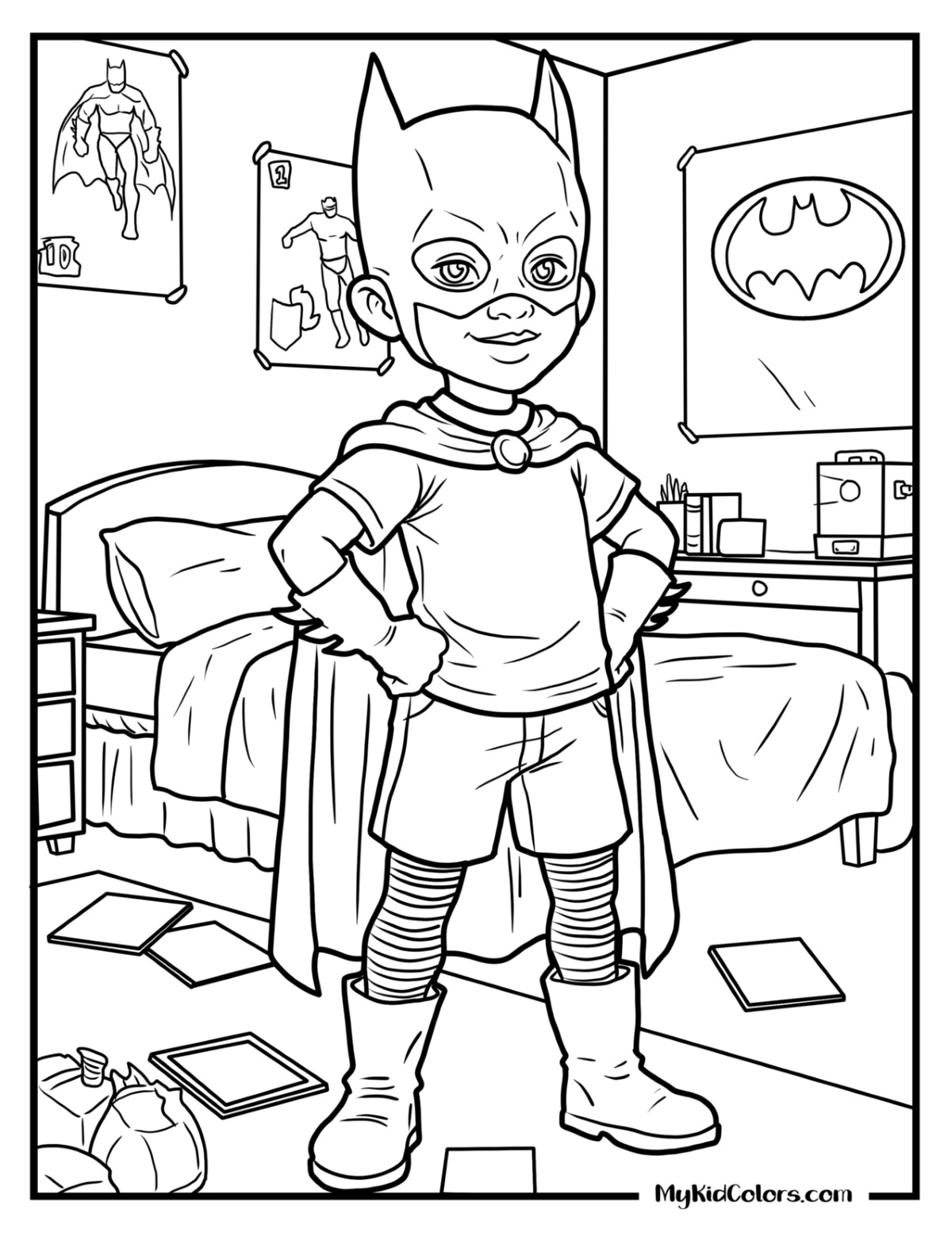 15 Free Batman Coloring Pages for Kids (Free PDF Printables)
