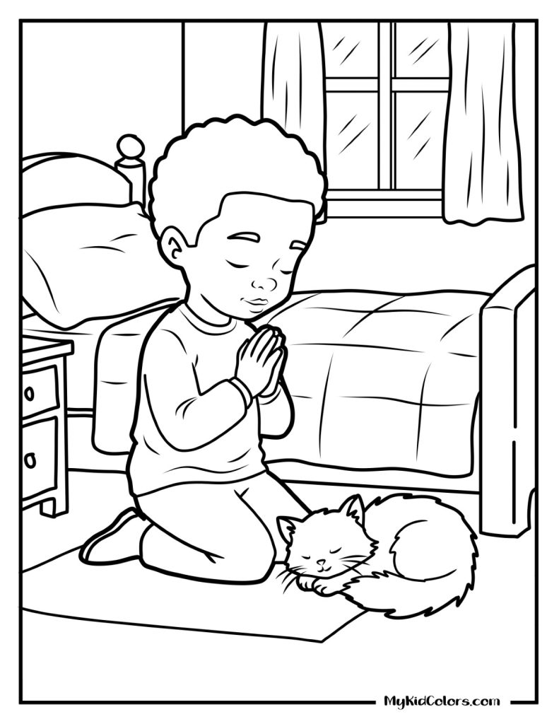 God Hears My Prayers Coloring Pages – Page # 10