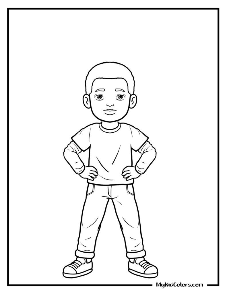 God Made Me Coloring Page – Page # 10