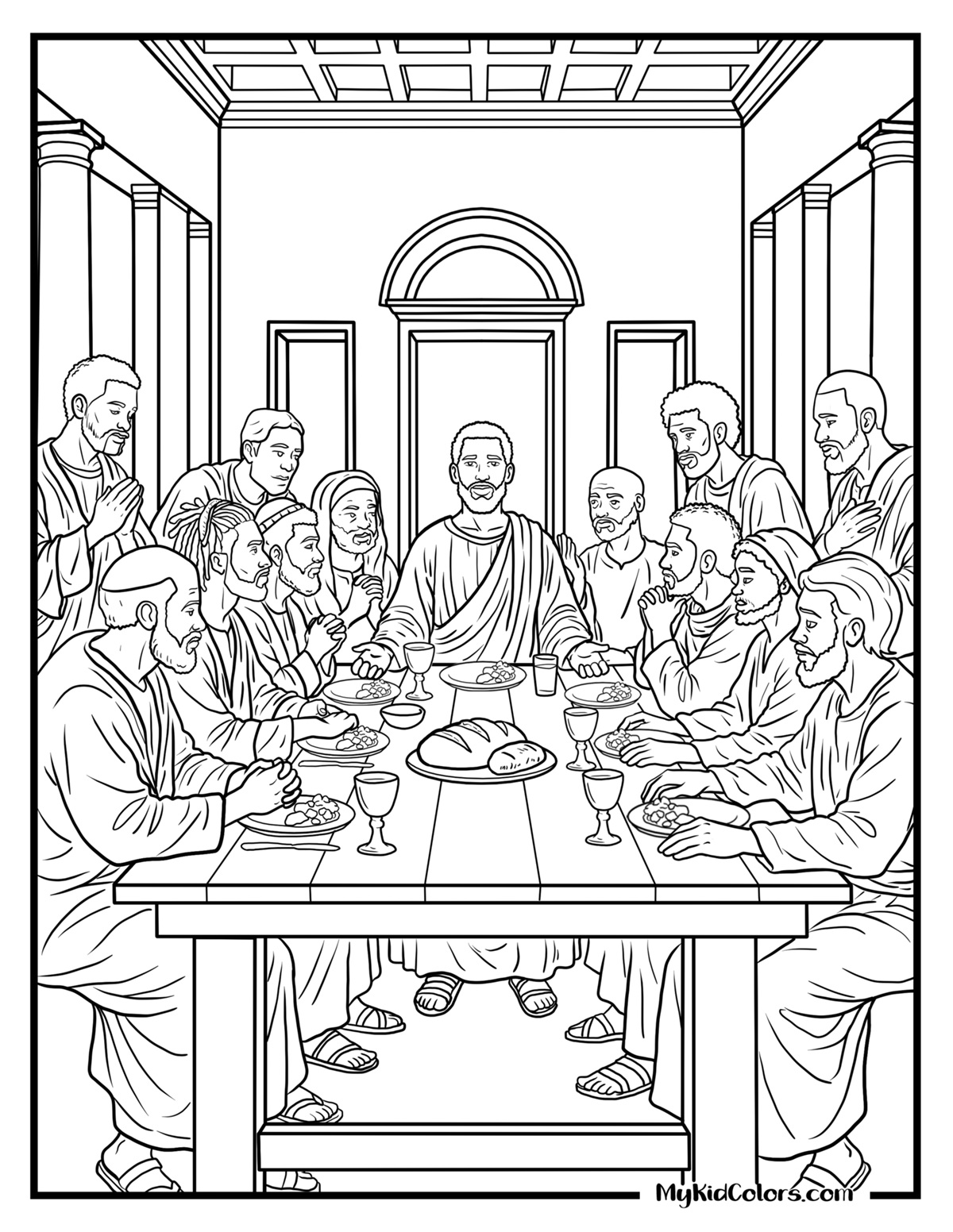 15 Free The Last Supper Coloring Pages That Help Kids Understand Faith Through Connection