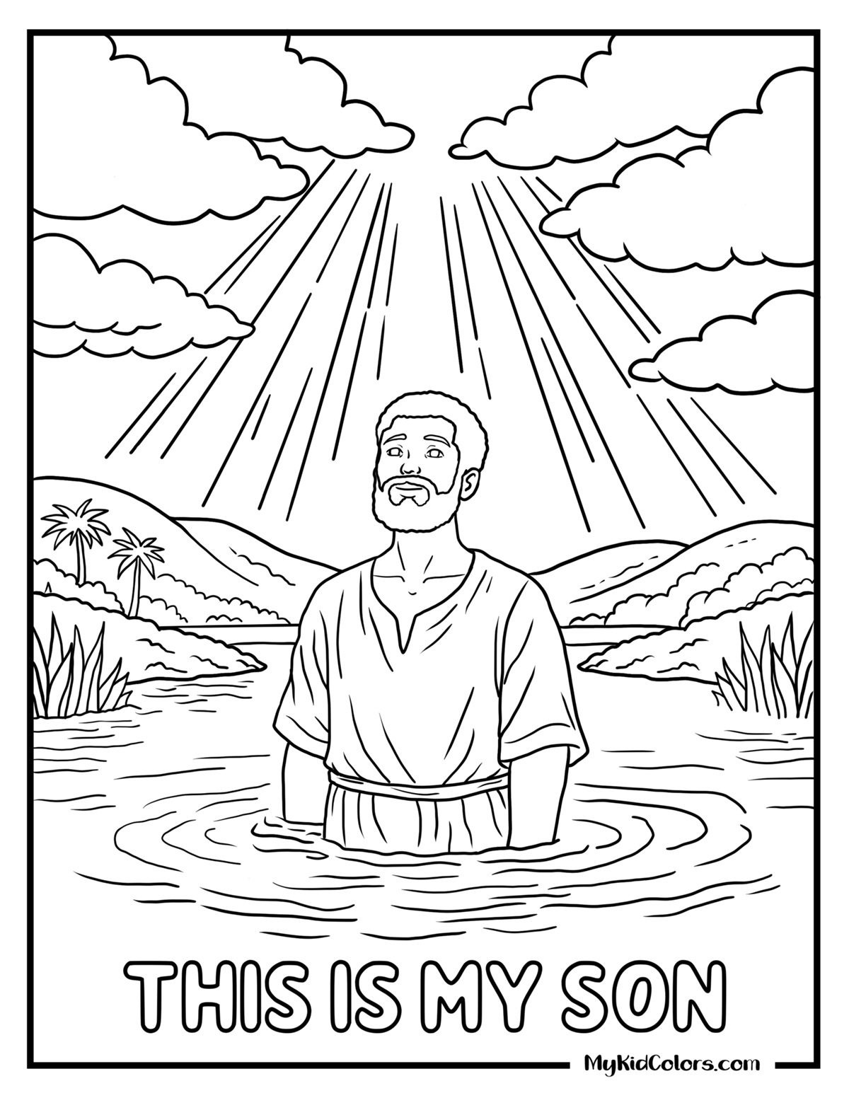 15 John The Baptist Coloring Page Printables That Celebrate Faith & Representation