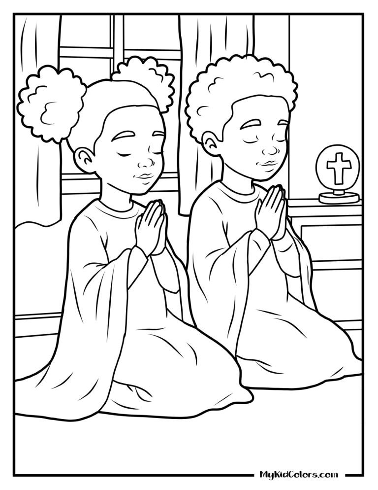 God Hears My Prayers Coloring Pages – Page # 14