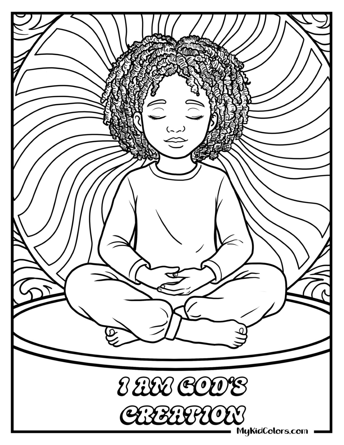 15 Free God Made Me Coloring Page Collection (PDF Printables)