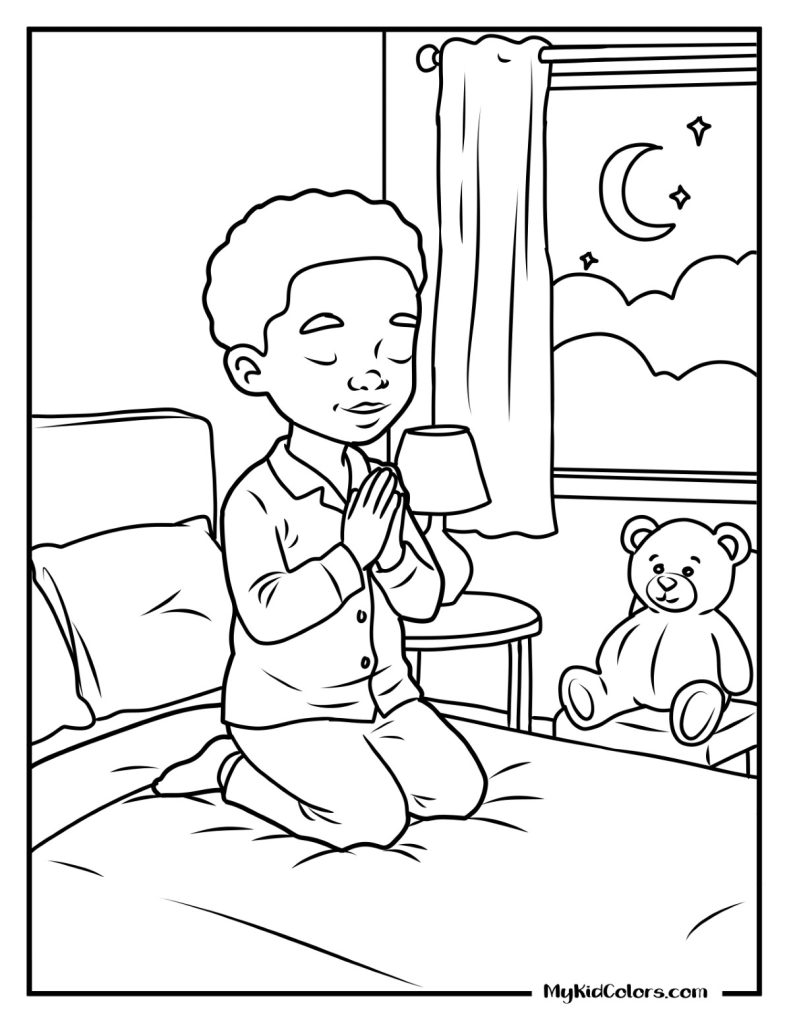 God Hears My Prayers Coloring Pages – Page # 2