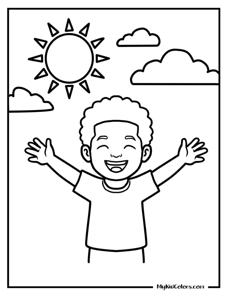 God Made Me Coloring Page – Page # 4