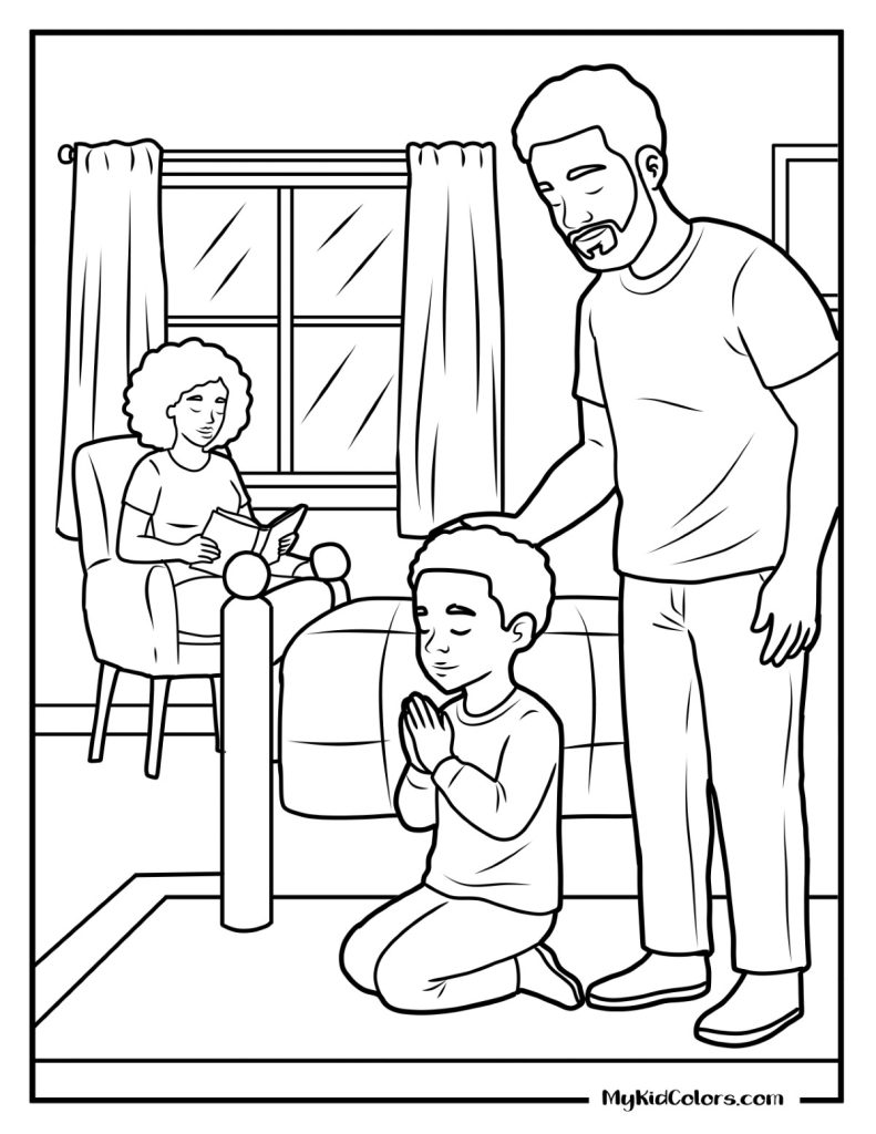 God Hears My Prayers Coloring Pages – Page # 7