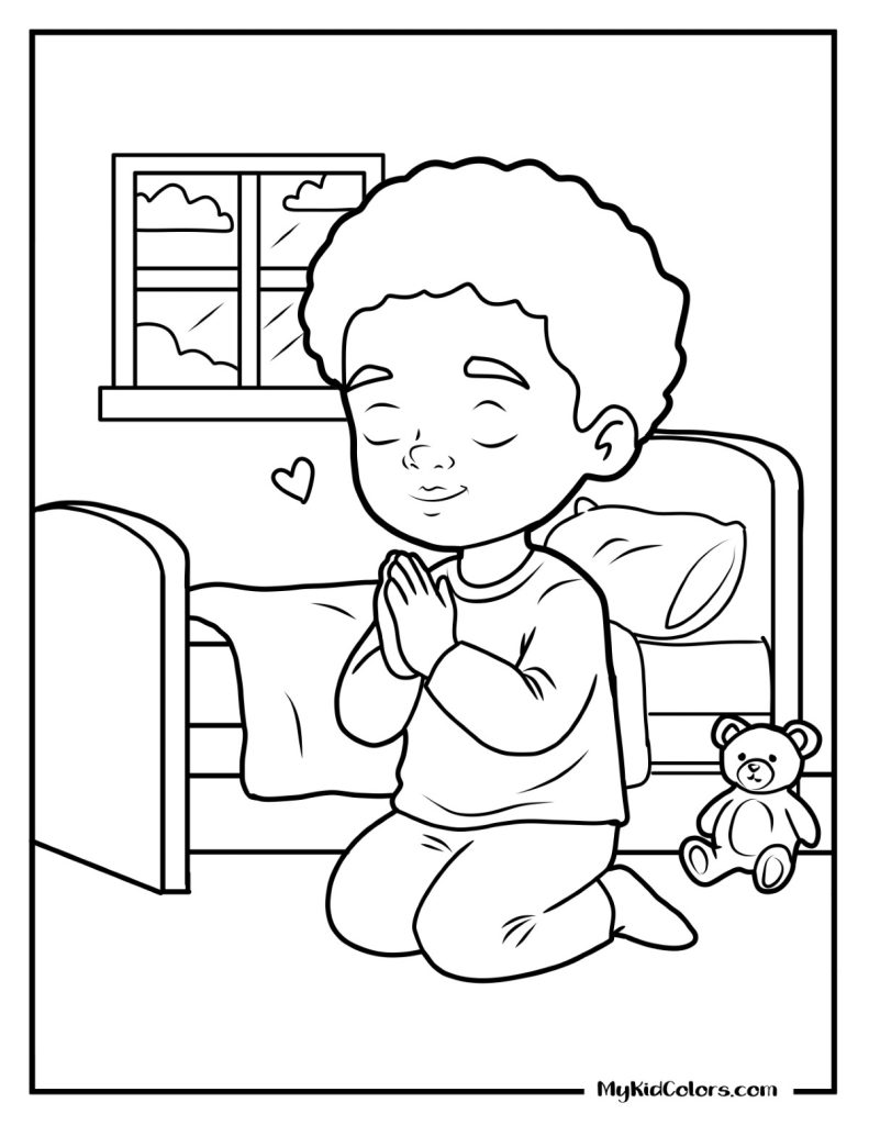 God Hears My Prayers Coloring Pages – Page # 8
