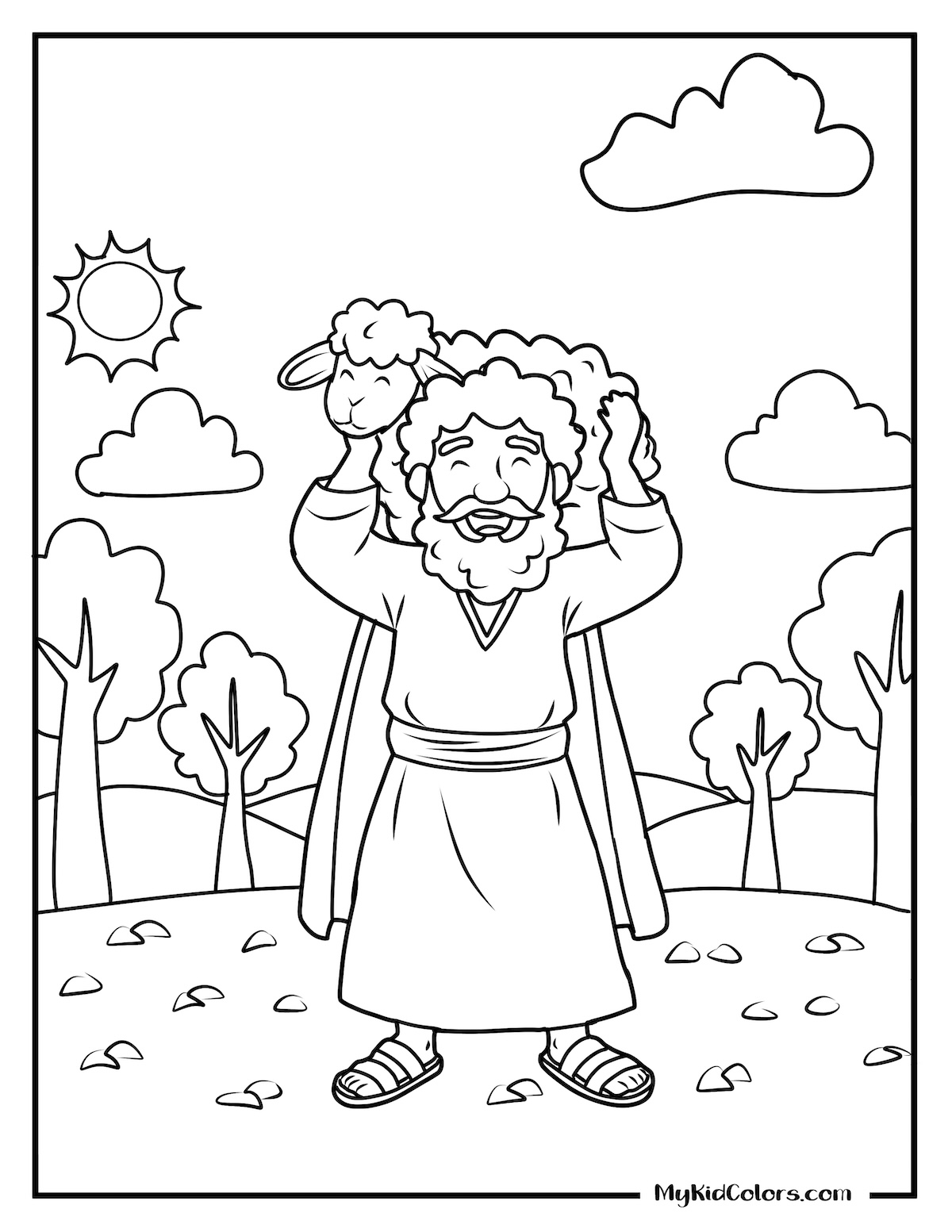 15 Free Lost Sheep Coloring Pages That Teach Kids “You Are Worth Finding”