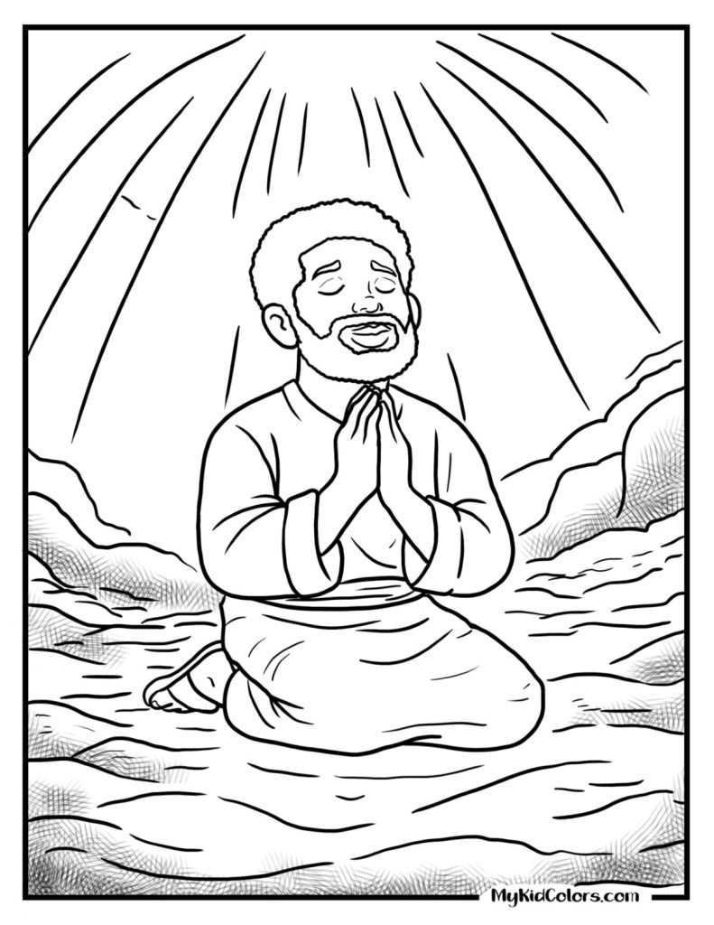 Jonah And The Whale Coloring Page – Page # 9