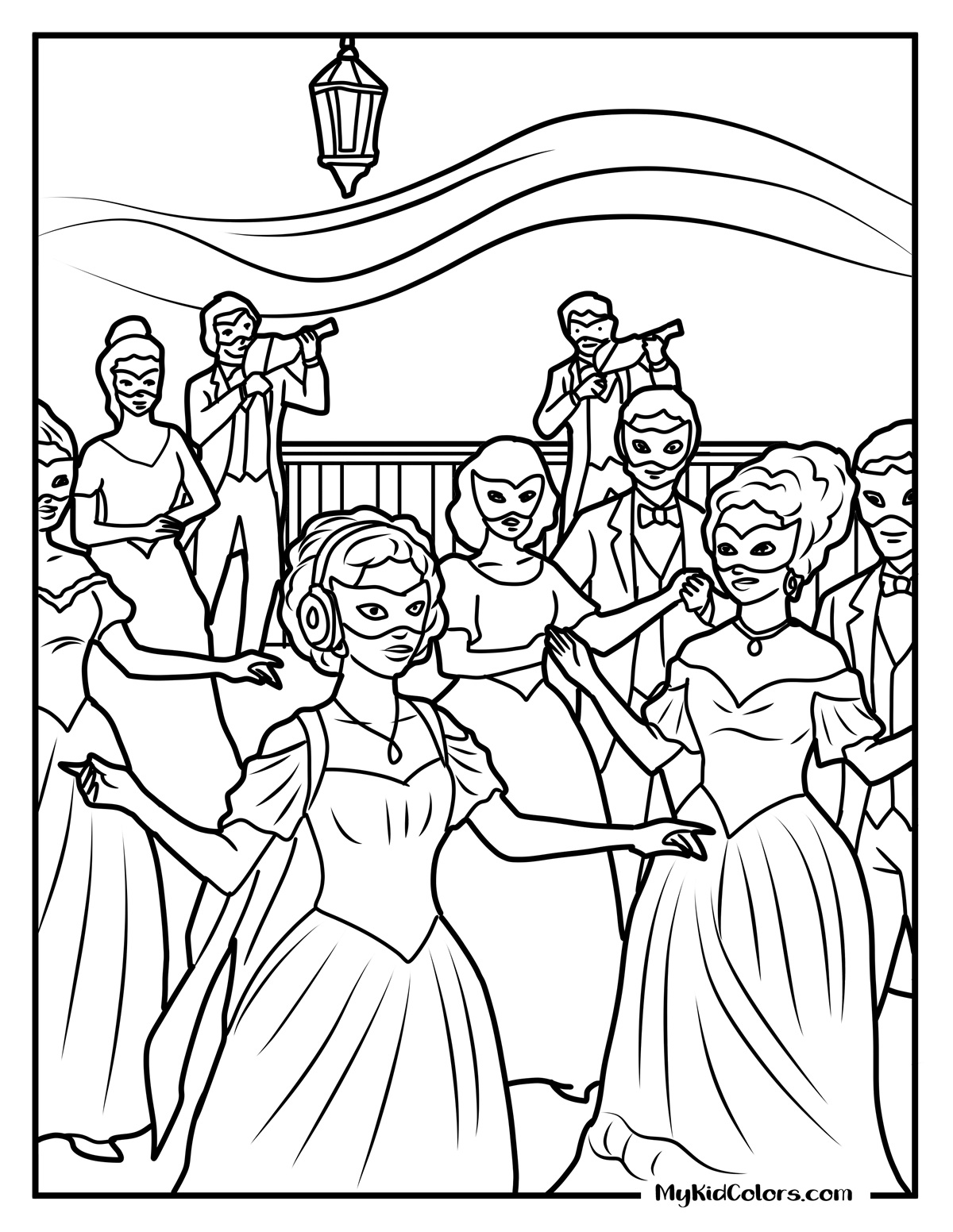 15 Mardi Gras Coloring Pages That Celebrate Joy, Culture, and Togetherness