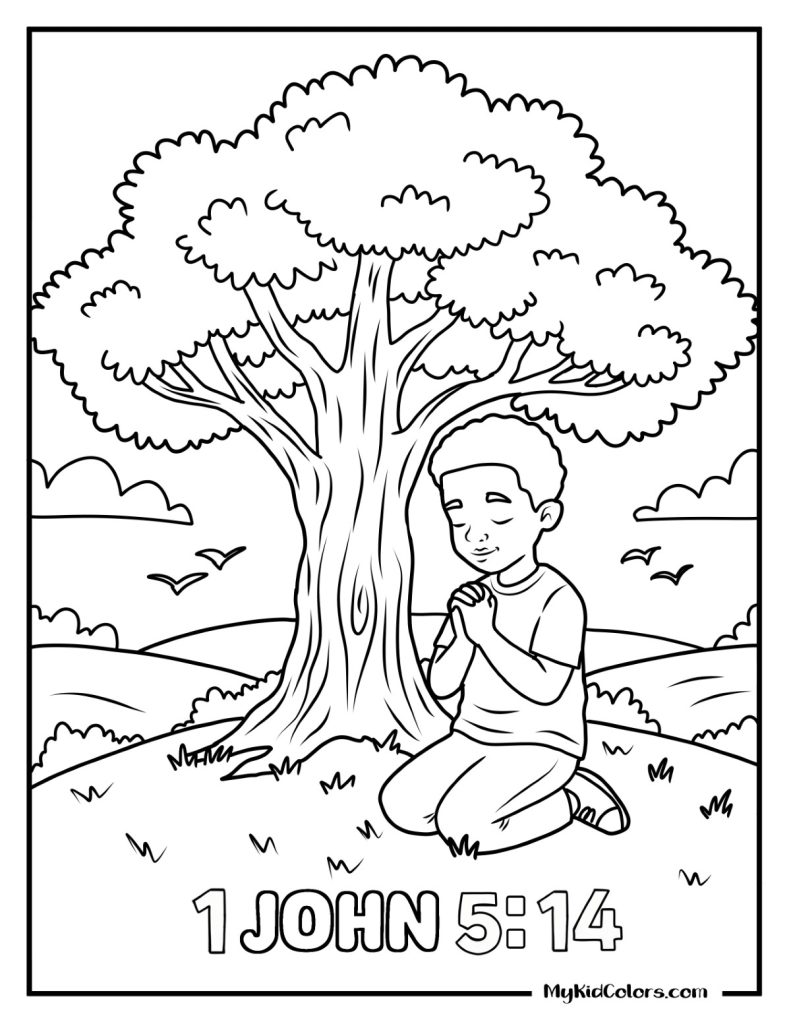 God Hears My Prayers Coloring Pages – Page # 9