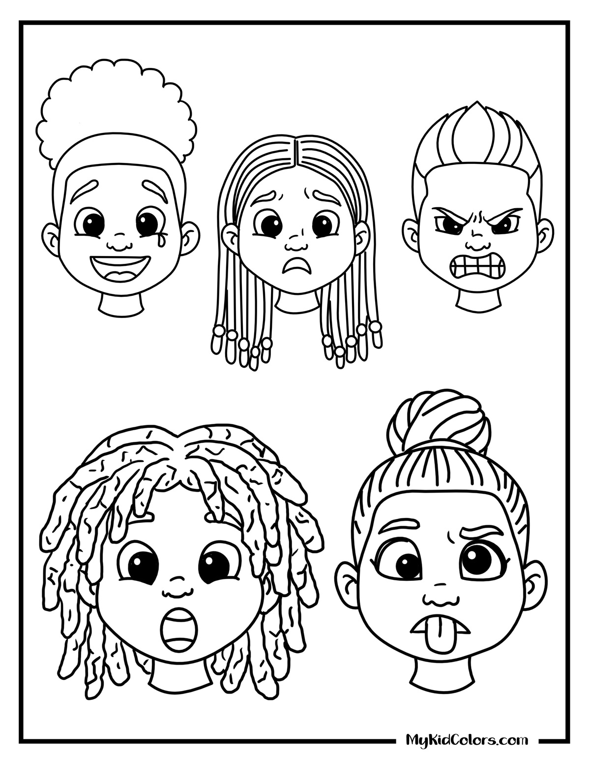 15 Emotions Coloring Pages That Help Kids Understand Their Feelings