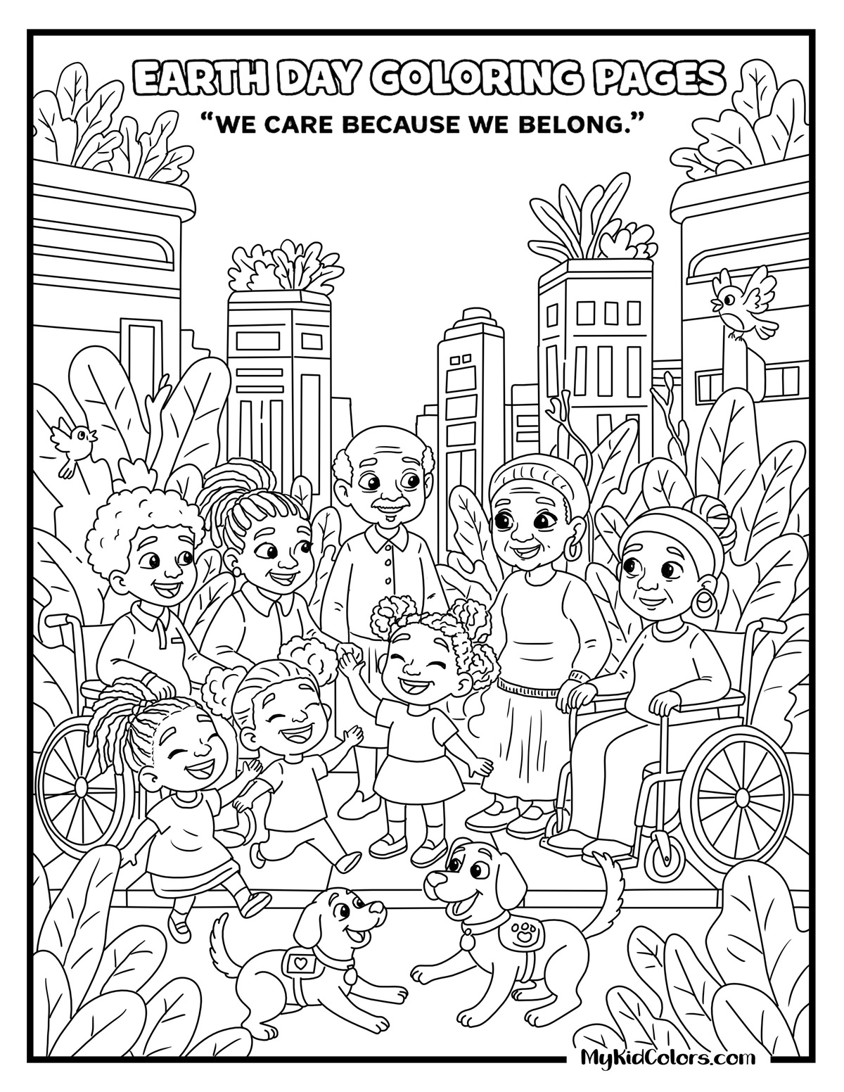 15 Earth Day Coloring Pages That Teach Kids Wonder and Love for the Planet