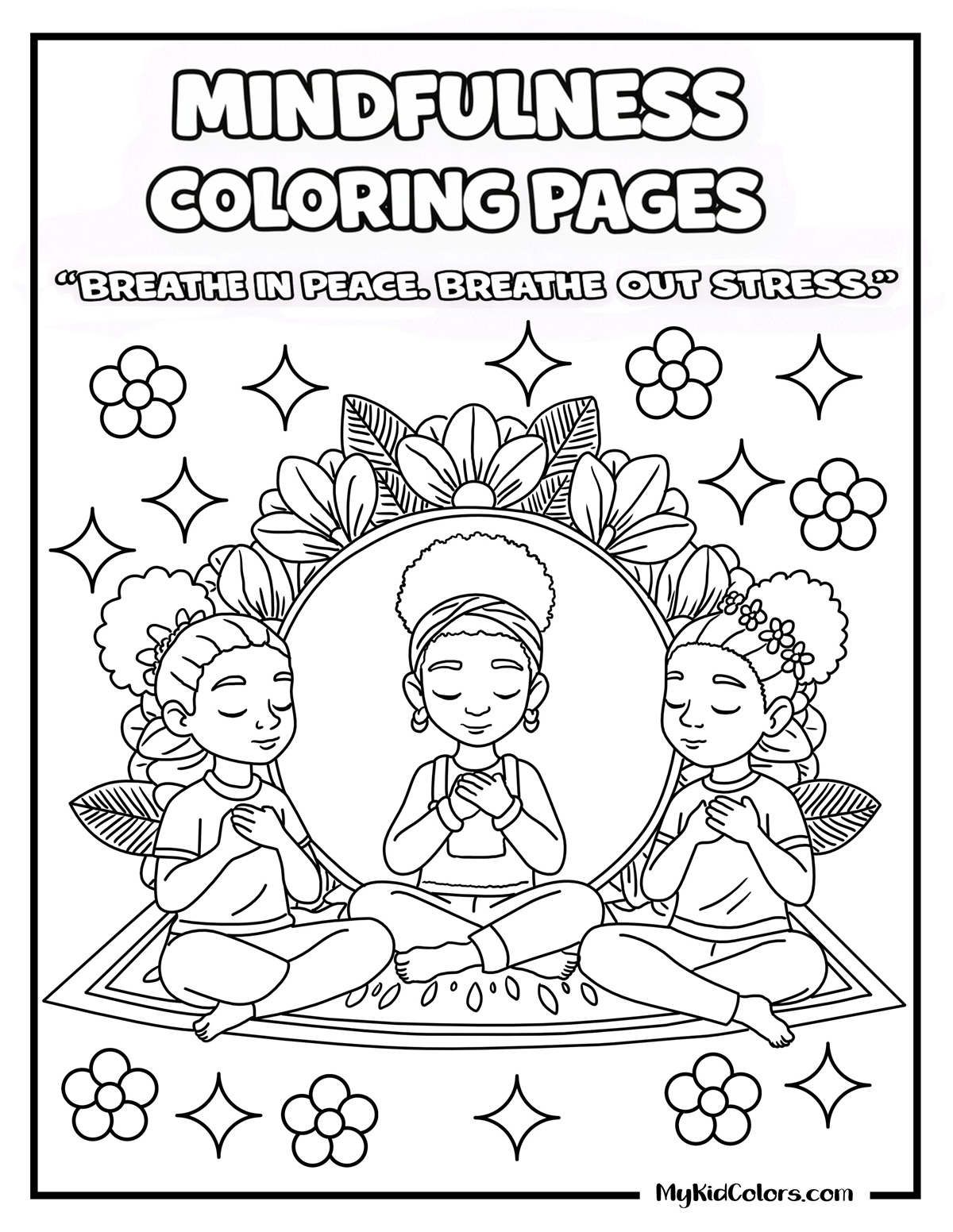 15 Mindfulness Coloring Pages That Help Kids Slow Down and Feel Calm