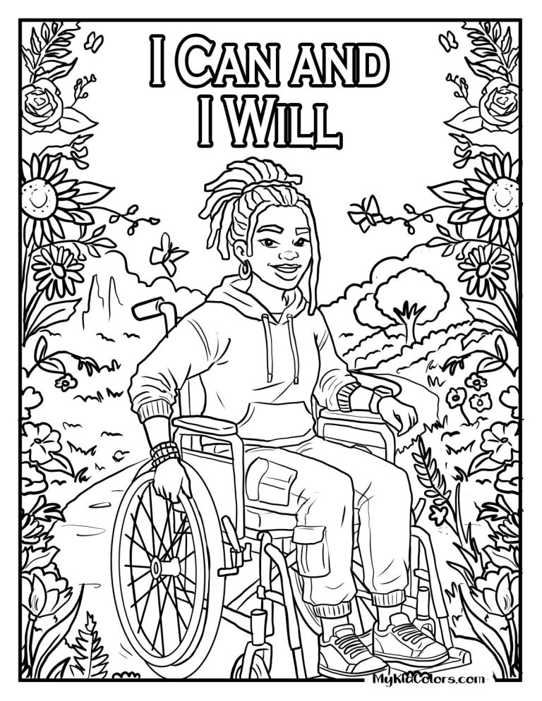 15 Motivational Coloring Pages That Help Kids Build Confidence, Resilience, and Self-Belief