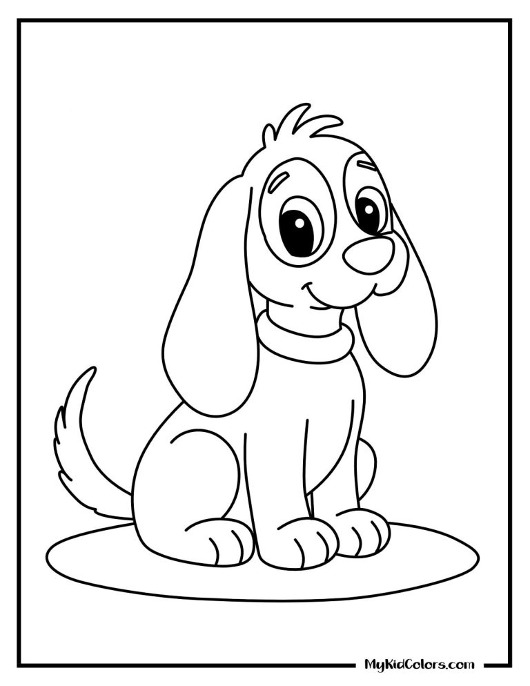 15 Dog Coloring Pages That Teach Kids Friendship, Empathy, and Joy