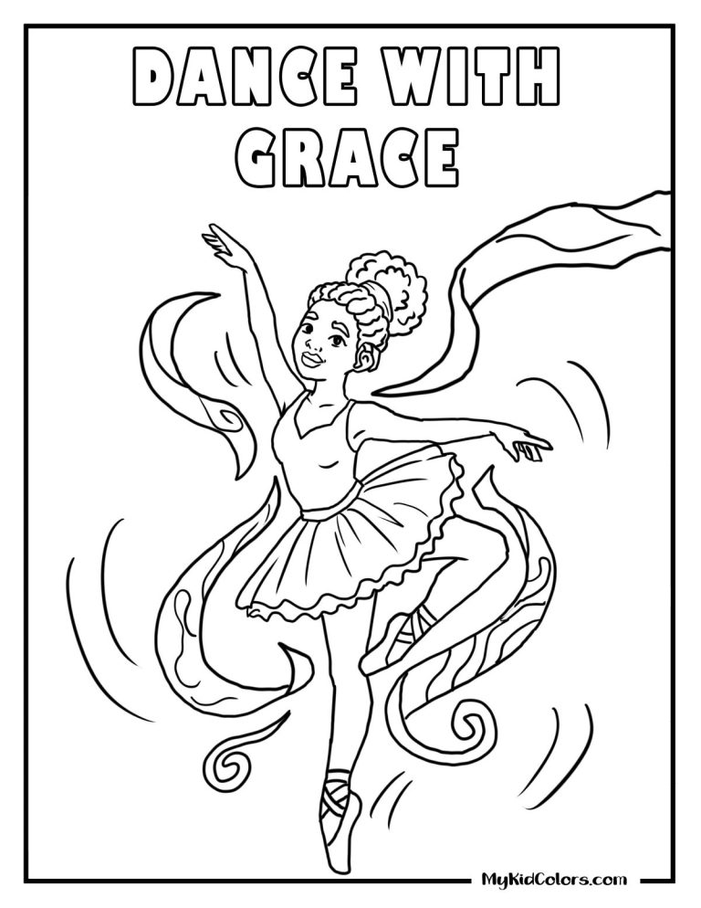 15 Ballerina Coloring Pages That Build Confidence, Grace, and Self-Expression