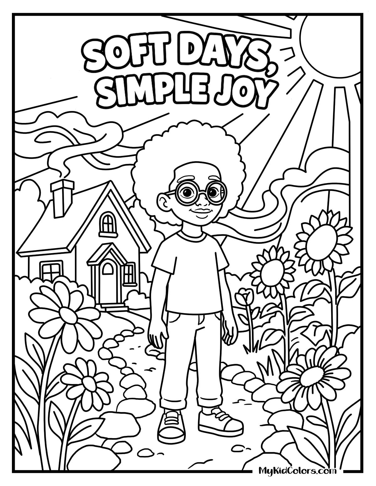 15 Cottagecore Coloring Pages That Help Kids Slow Down, Feel Safe, and Enjoy Simple Joys