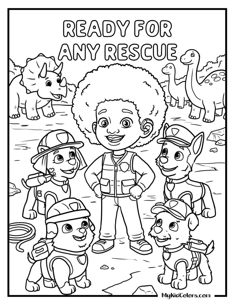 15 PAW Patrol Coloring Pages That Teach Kids Teamwork, Bravery, and Adventure