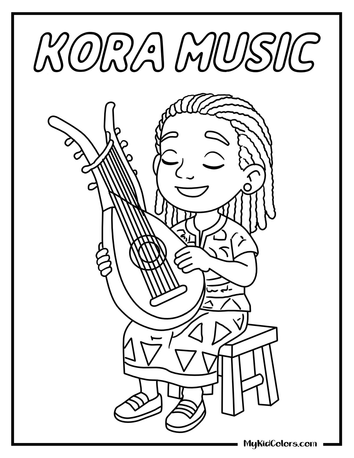 Mo Rocca Instrument Coloring Pages 15 Free African Musical Instruments Coloring Pages (Inclusive Culture ...
