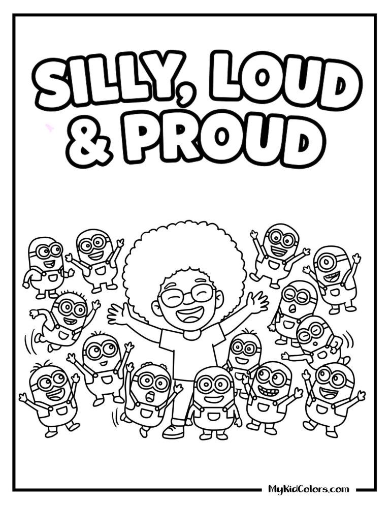 15 Minions Coloring Pages That Teach Kids Joy, Expression, and Confidence