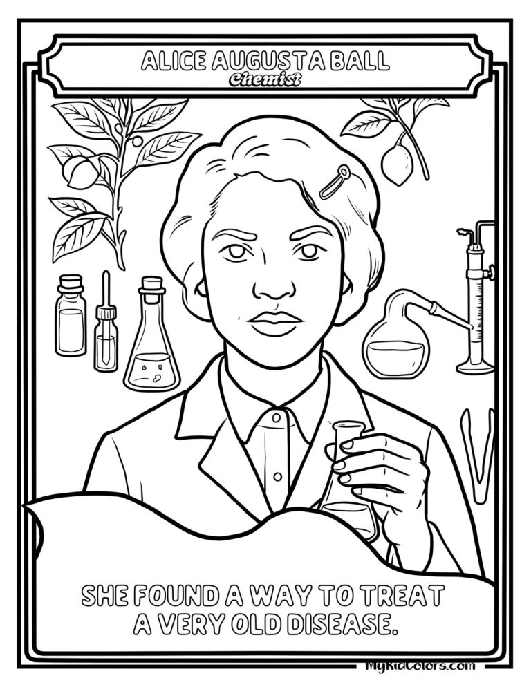 30 Women in STEM Coloring Pages — 15 Free Hidden Figures Printables for Kids