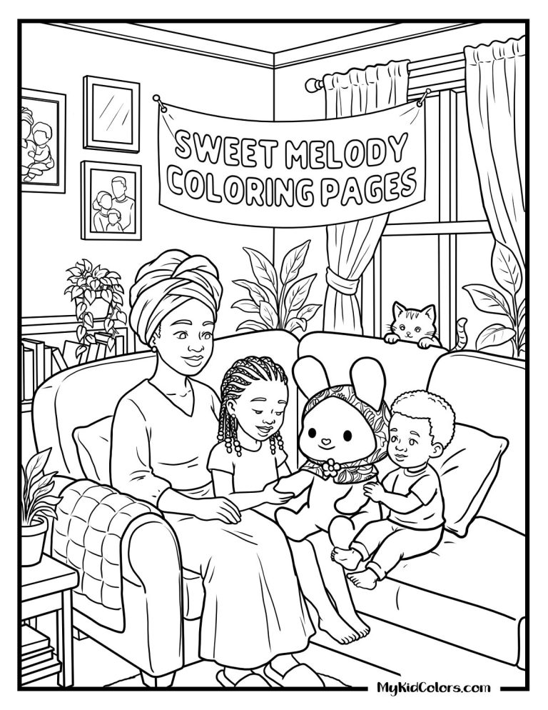 15 Free My Melody Coloring Pages That Finally Put the Girl Who Loves Her in the Picture