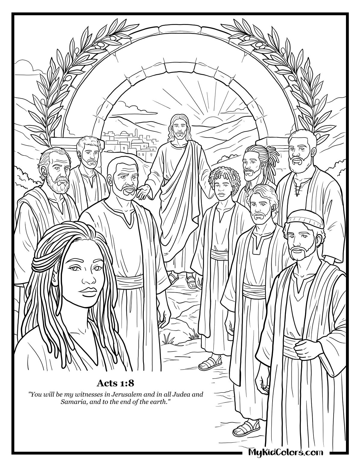 15 Free Printable 12 Apostles Coloring Pages for Everyone Who Was Ever Sent